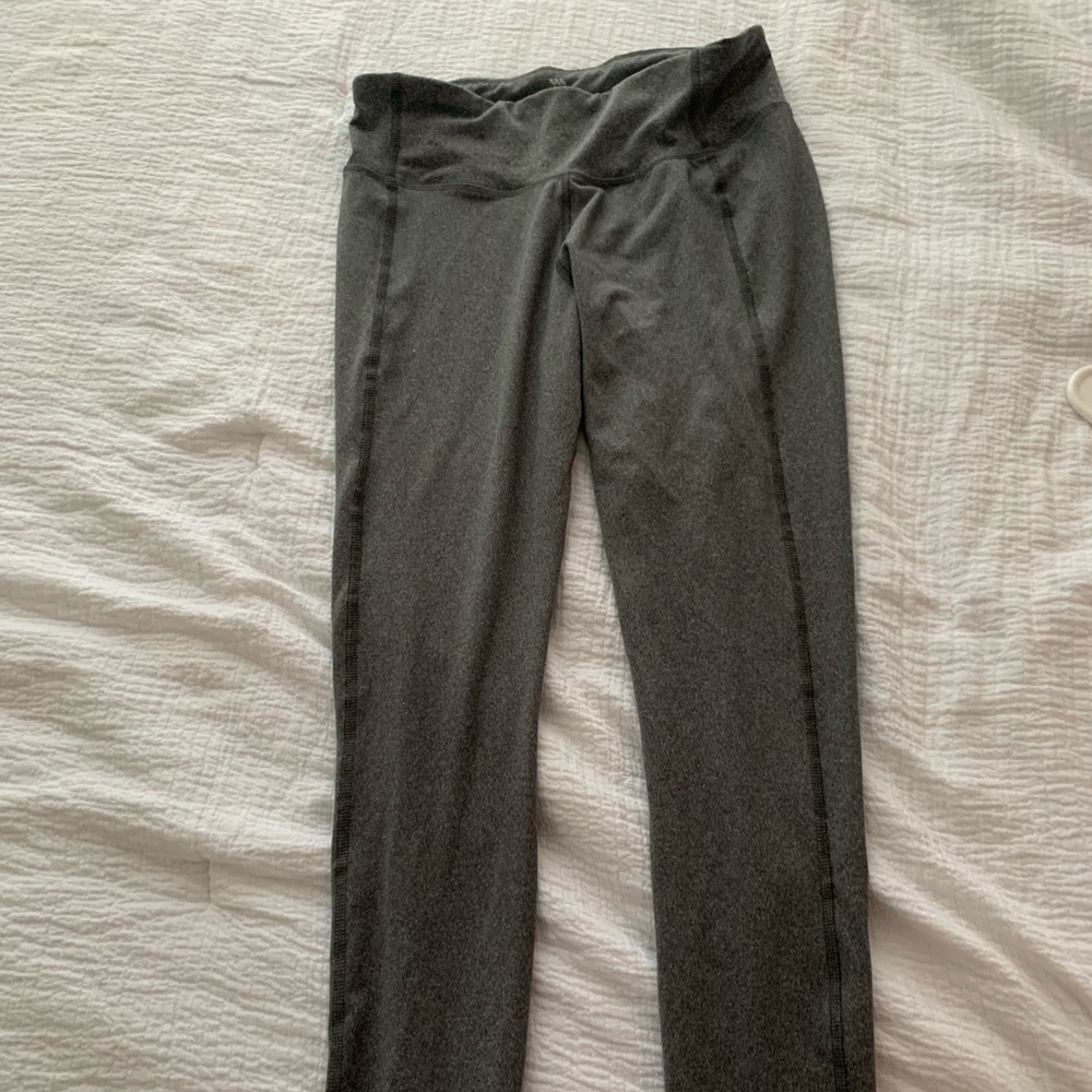 Fabletics high-waisted dark grey leggings